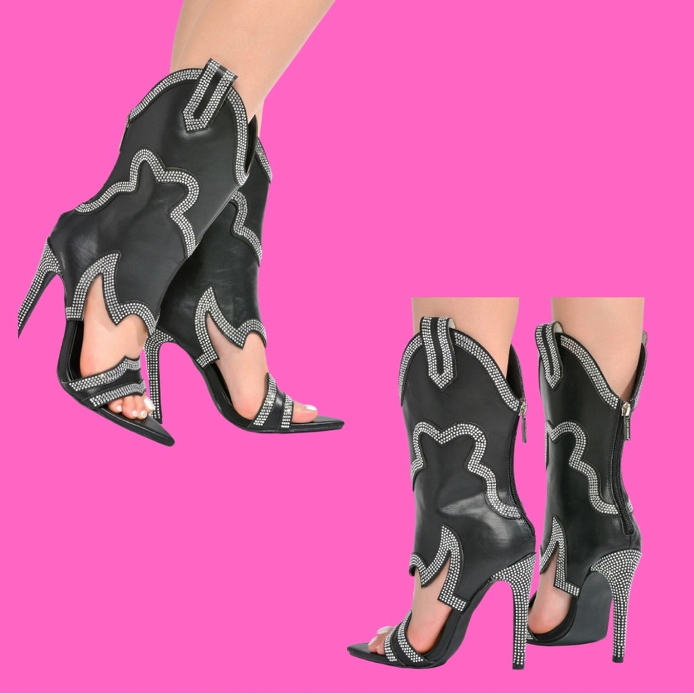 New cowgirl style heels